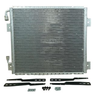 Vintage Air 17" x 19" Vertical Superflow Universal Condenser - Unpainted - 031001-VUA