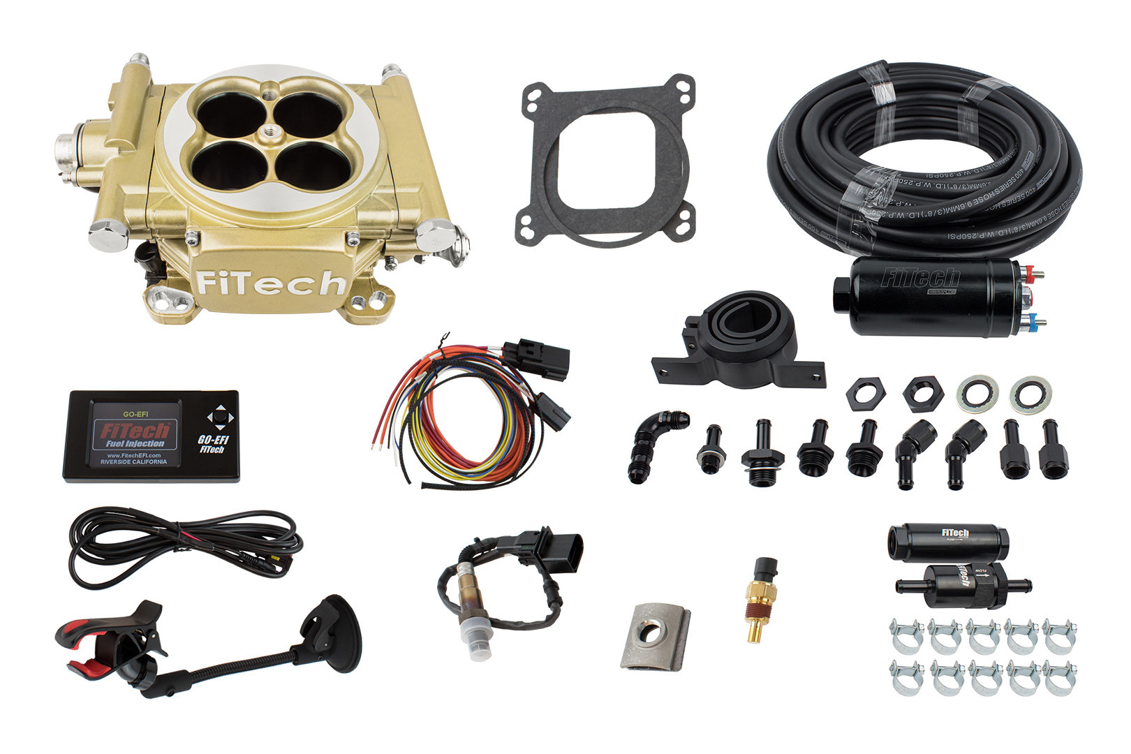 31005 - Easy Street EFI System Gold w/ Inline Fuel Pump - 31005