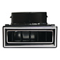 Vintage Air 90° Through Dash Louver- Black W/ Chrome Accents - 49066-VUL