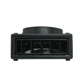 Vintage Air 90° Through Dash Louver - All Black - 49366-VUL