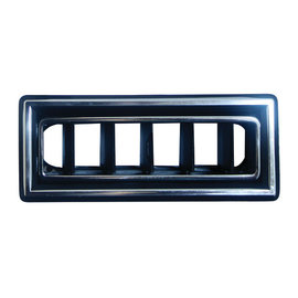 Vintage Air Louver for 2.5-Inch Hose 4.75" x 1.562" Black W/ Chrome Accent - 49057-VUL