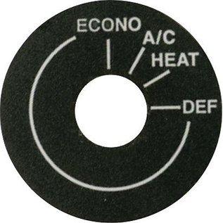 Vintage Air Mode Decal for Rotary Controls - 20559-VUP