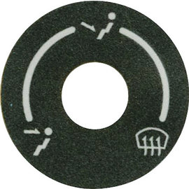 Vintage Air Mode Decal for Gen IV & 5 Systems W/ Rotary Controls - 205551