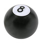 Lokar 2 1/4" BLACK 8-BALL SHIFT KNOB 3/8 - SK-6885