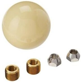 Lokar 2 1/4" IVORY SHIFT KNOB 3/8-16 THREAD - SK-6882