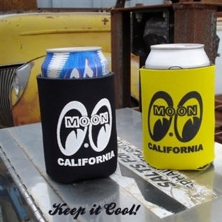 Mooneyes Koozie - Moon - Yellow - MG556YE