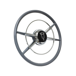 Limeworks The Crestliner Steering Wheel - Black V8 - Standard 3 Hole - ST3031-3B