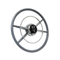Limeworks The Crestliner Steering Wheel - Black V8 - Standard 3 Hole - ST3031-3B