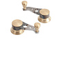 Lokar Lakester Steel Vent Window Cranks (Pair) - GM/Ford '49 & Up