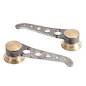 Lokar Lakester Steel Door Handles (pair)