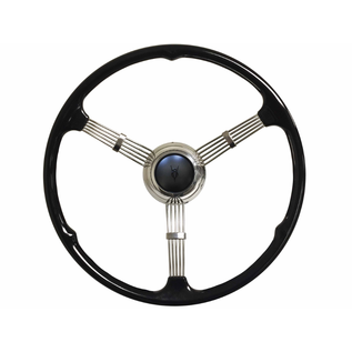 Limeworks 1935-37 Style Banjo Steering Wheel - Embossed V8 Button - ST3026-EV8