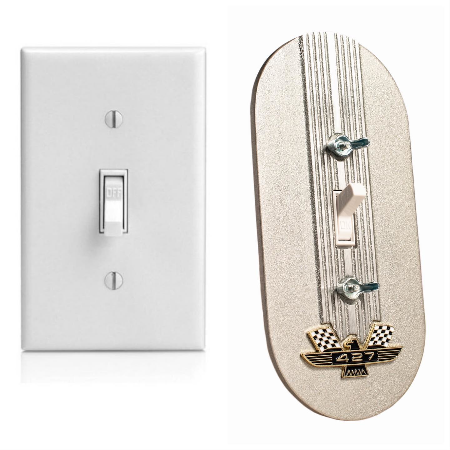 Toggle Light Switch Cover - Affordable Street Rods