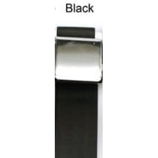 Affordable Street Rods Seat Belts - Non-Retractable Lap Style - Aircraft Buckle - Black