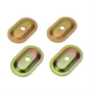 Affordable Street Rods Seat Belt Oval Anchor Plate Kit (2 Seats)