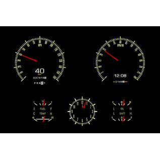 Dakota Digital 67 Chevy Camaro With Console RTX Series - RTX-67C-CAC-X