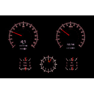 Dakota Digital 67 Chevy Camaro With Console RTX Series - RTX-67C-CAC-X