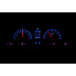 Dakota Digital 56 Ford Pickup HDX Instruments