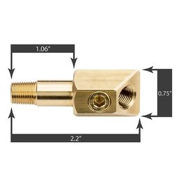 Dakota Digital Small Block Chevy Oil Pressure Adaptor - 130070