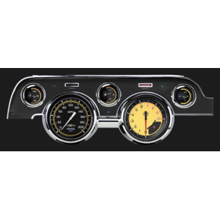 Classic Instruments 67-68 Ford Mustang Instruments - AutoCross Yellow