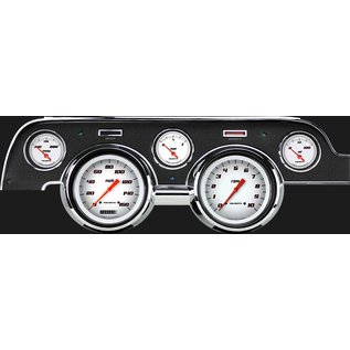 Classic Instruments 67-68 Ford Mustang Instruments - Velocity White