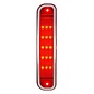 United Pacific 15 LED Front Side Marker Light W/ SS Trim - 73-80 Chevy & GMC Truck - Red - 110713