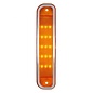 United Pacific 15 LED Front Side Marker Light W/ SS Trim - 73-80 Chevy & GMC Truck - Amber - 110712