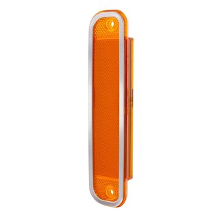 United Pacific 15 LED Front Side Marker Light W/ SS Trim - 73-80 Chevy & GMC Truck - Amber - 110712
