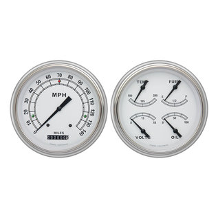 Classic Instruments 51-52 Chevy Car Instruments - Classic White