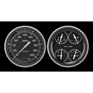 Classic Instruments 51-52 Chevy Car Instruments - AutoCross Gray