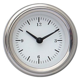 Classic Instruments Classic Instruments White Hot  - 2 1/8" Clock - WH90SLF