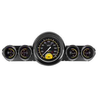 Classic Instruments 59-60 Chevy Car Instruments - AutoCross Yellow