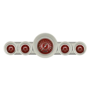 Classic Instruments 59-60 Chevy Car Instruments - V8 Red Steelie
