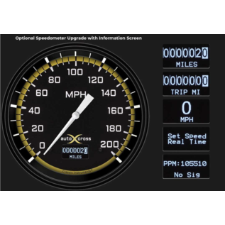 Classic Instruments 63-67 Corvette Instruments - AutoCross Yellow