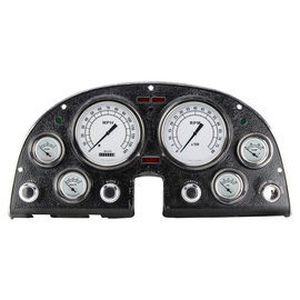 Classic Instruments Classic Instruments 63-67 Corvette Instruments - Classic White - Std. Speedo - CO63CW