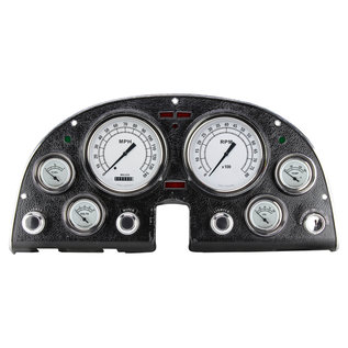 Classic Instruments 63-67 Corvette Instruments - Classic White - Std. Speedo - CO63CW