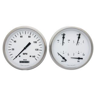 Classic Instruments 47-53 Chevy/GMC Truck Instruments - White Hot