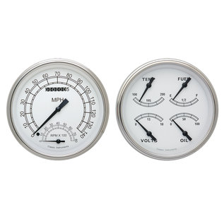 Classic Instruments 47-53 Chevy/GMC Truck Instruments - Classic White