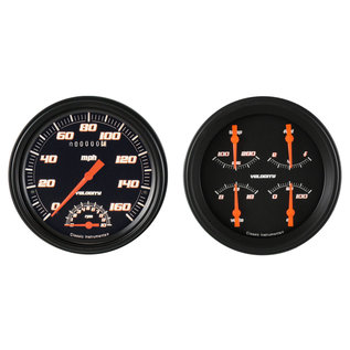 Classic Instruments 47-53 Chevy/GMC Truck Instruments - Velocity Black