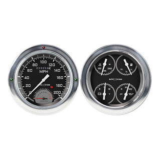 Classic Instruments 54-55 Chevy Truck Instruments - AutoCross Gray