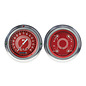 Classic Instruments 54-55 Chevy Truck Instruments - V8 Red Steelie