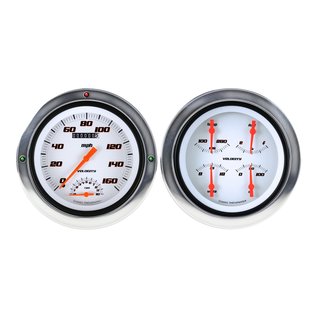 Classic Instruments 54-55 Chevy Truck Instruments - Velocity White