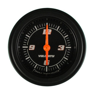 Classic Instruments 2 1/8" Clock - Velocity Black - VS90BBLF