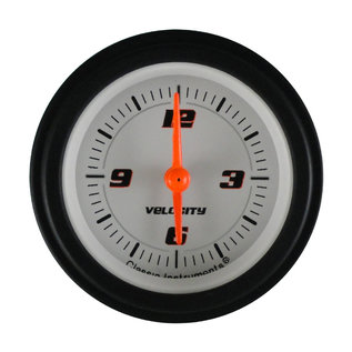 Classic Instruments 2 1/8" Clock - Velocity White - VS90WBLF