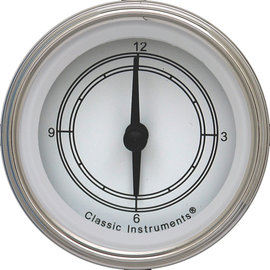 Classic Instruments 2 1/8" Clock - Classic White - CW90SLF