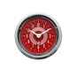 Classic Instruments 2 1/8" Clock - V8 Red Steelie - V8RS90SHC