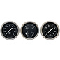 Classic Instruments 3 Gauge Set - 3 3/8" Speedo, Tach, & Quad  - Hot Rod Series