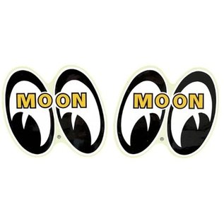 Mooneyes Mooneyes Logo Stickers - Pair