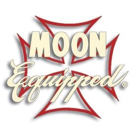 Mooneyes MOON Equipped Iron Cross Die Cut Sticker