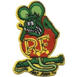 Mooneyes Color - Rat Fink Embroidered Patch