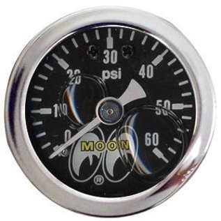 Mooneyes Mooneyes Pressure Gauge 0-60 LBS - MPG115LF